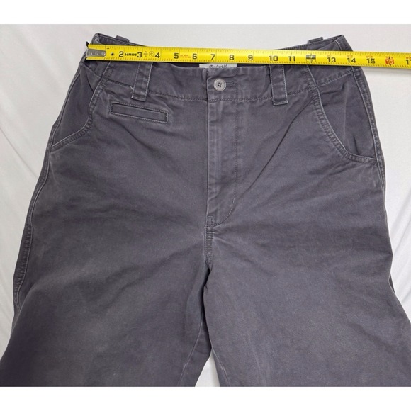 Madewell The Relaxed Chino Dark Gray/Black Pants Womens Size 4 - Picture 7 of 7